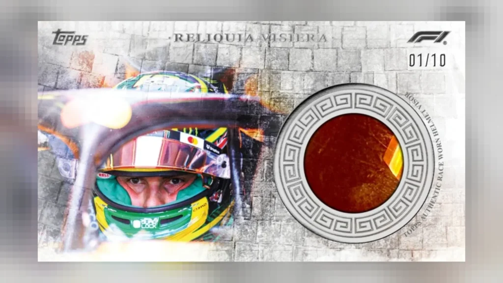 A coleção F1 Eccellenza 2026 foi lançada pela Topps com itens de Ayrton Senna, autógrafos e relíquias de corrida. Confira os detalhes!