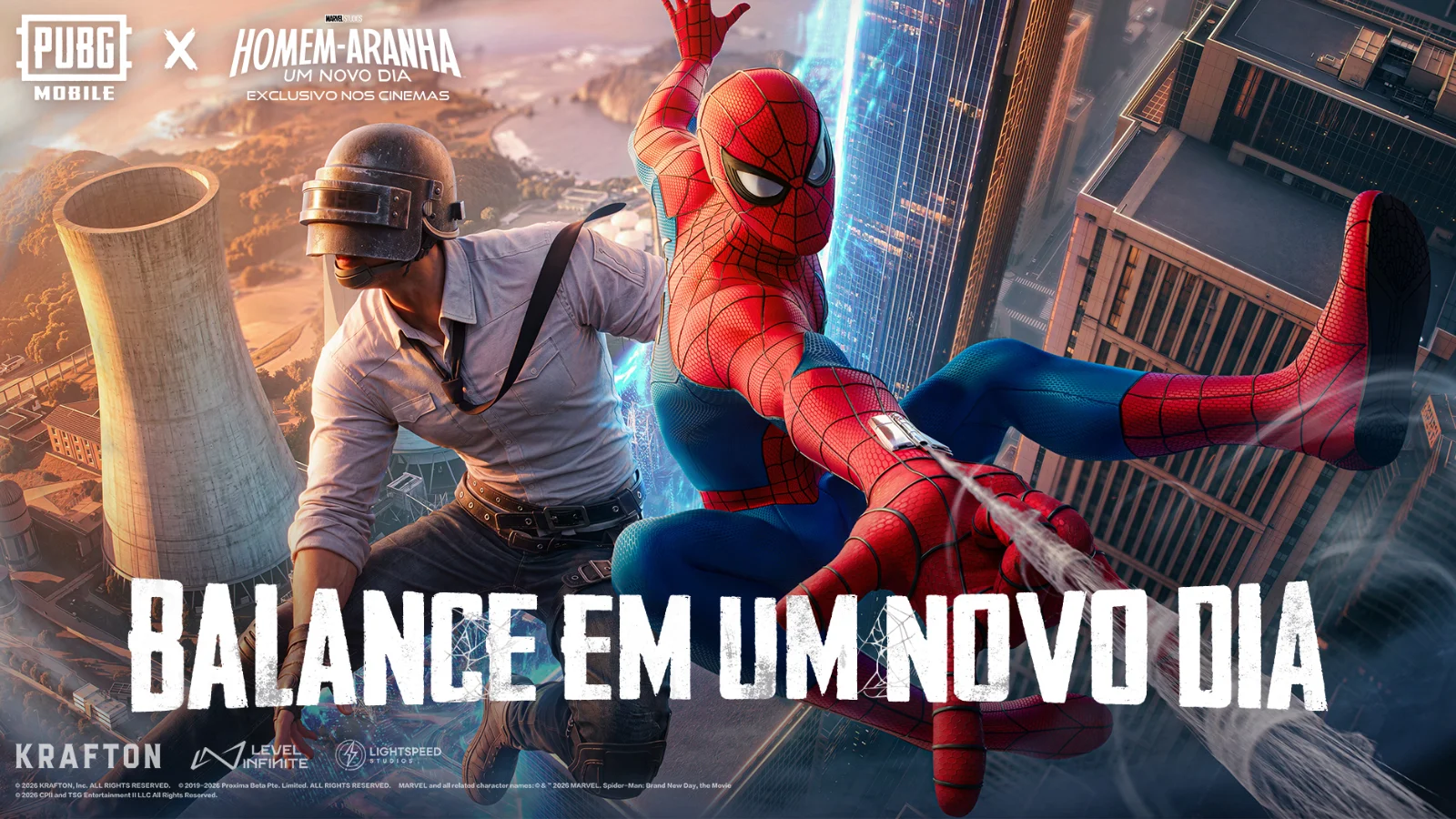 PUBG MOBILE Lança Guia Oficial da Parceria com Homem-Aranha: Um Novo Dia com Poderes e Mapas Temáticos