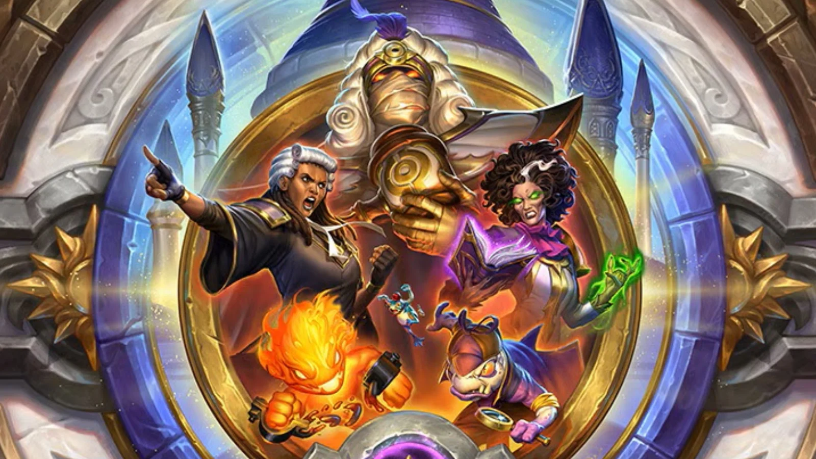 A Temporada 14 Dádivas Sinistras de Dalaran já está disponível em Hearthstone! Conheça a palavra-chave Ativar, novos heróis e berloques.