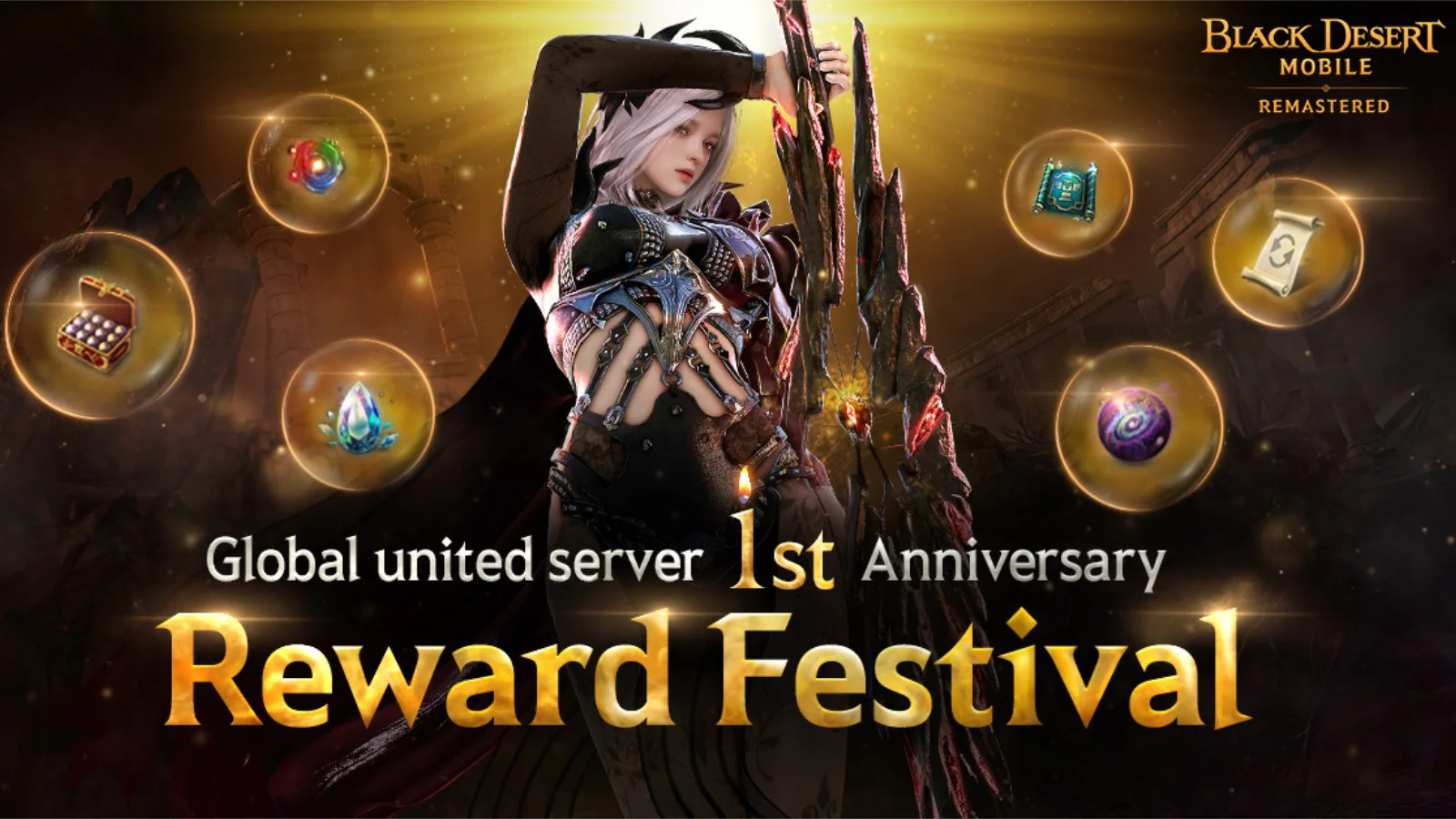 Pearl Abyss Celebra Primeiro Aniversário do Servidor Global de Black Desert Mobile com Cinco Semanas de Recompensas