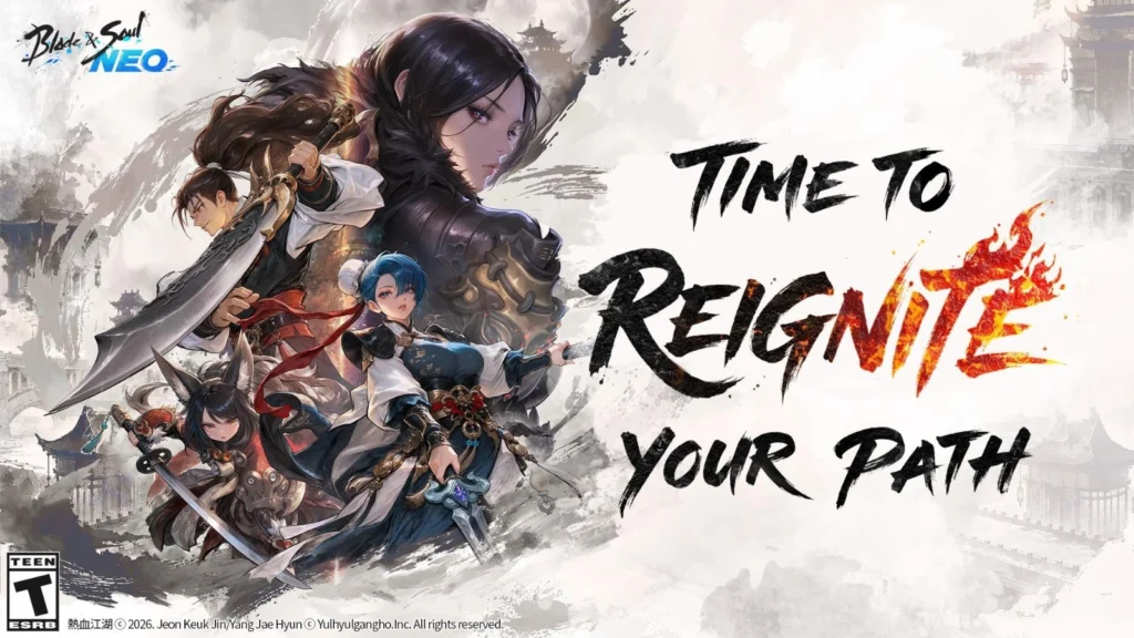 A atualização Reignited de Blade & Soul NEO chega em 18 de agosto! Confira a classe Warden, o calabouço da Poharan e o crossover no PC.