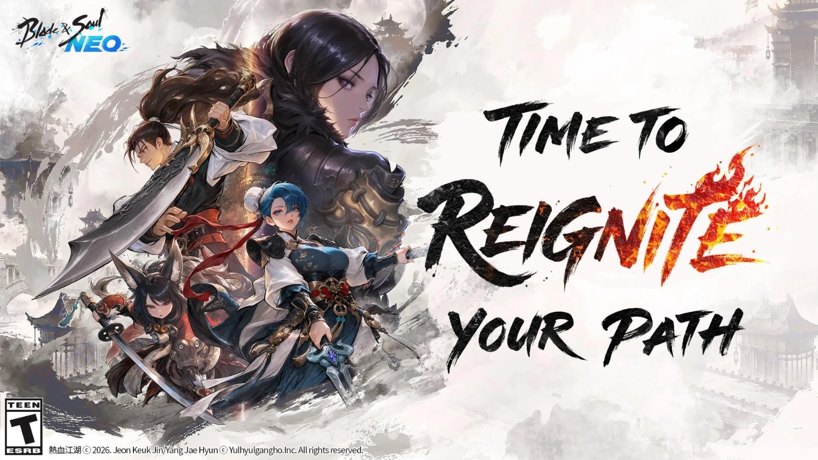 A atualização Reignited de Blade & Soul NEO chega em 18 de agosto! Confira a classe Warden, o calabouço da Poharan e o crossover no PC.
