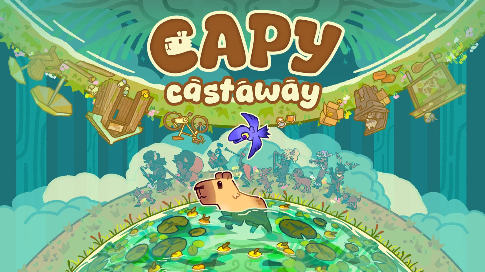 Kitten Cup Studio e Big Blue Sky Games Lançam o Jogo Aconchegante Capy Castaway no Steam com Desconto