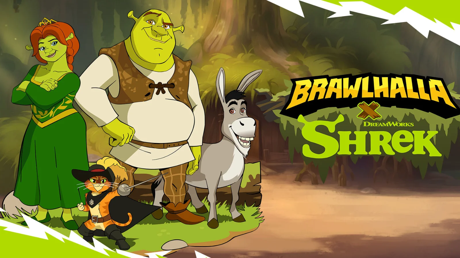 Ubisoft e DreamWorks Lanzam o Aguardado Crossover Brawlhalla x Shrek com Lutadores Inéditos e Mapas Temáticos