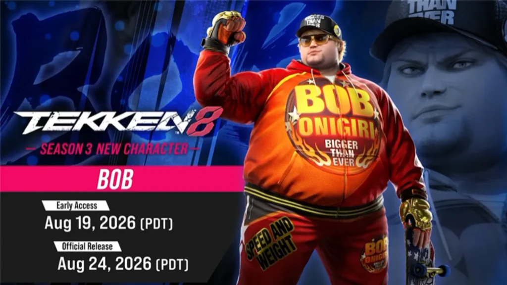 O lutador Bob no TEKKEN 8 já está disponível em acesso antecipado! Confira a estreia na Temporada 3, sua nova história e o lançamento geral.