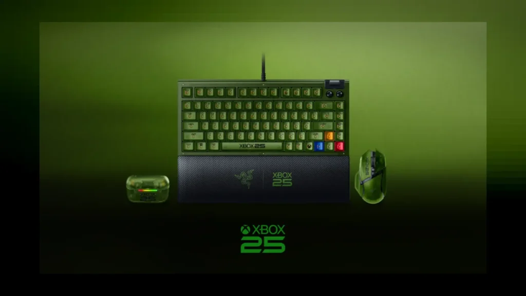 A coleção Razer Xbox 25 anos homenageia o console com periféricos translúcidos de alta performance. Conheça todos os detalhes e modelos!