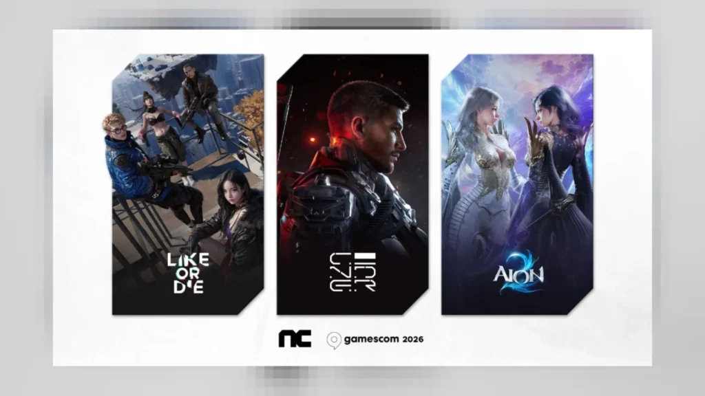 Os anúncios da NC na gamescom 2026 revelaram a data de Aion 2, trailer de Cinder City e a estreia de Like or Die. Confira todas as novidades!