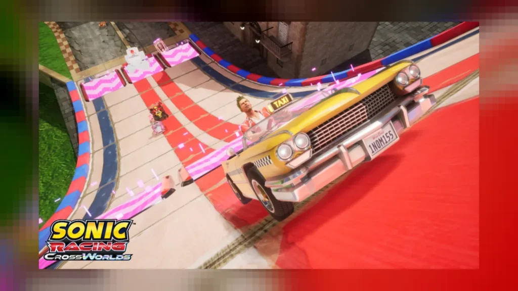 Axel em Sonic Racing: CrossWorlds já está disponível de graça! Acelere com o táxi Devolada Yellow Jack e ganhe cosméticos no festival de hoje.
