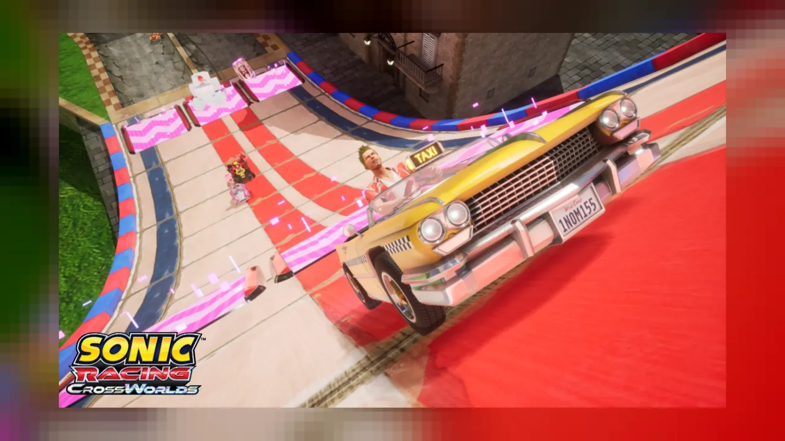 Axel em Sonic Racing: CrossWorlds já está disponível de graça! Acelere com o táxi Devolada Yellow Jack e ganhe cosméticos no festival de hoje.