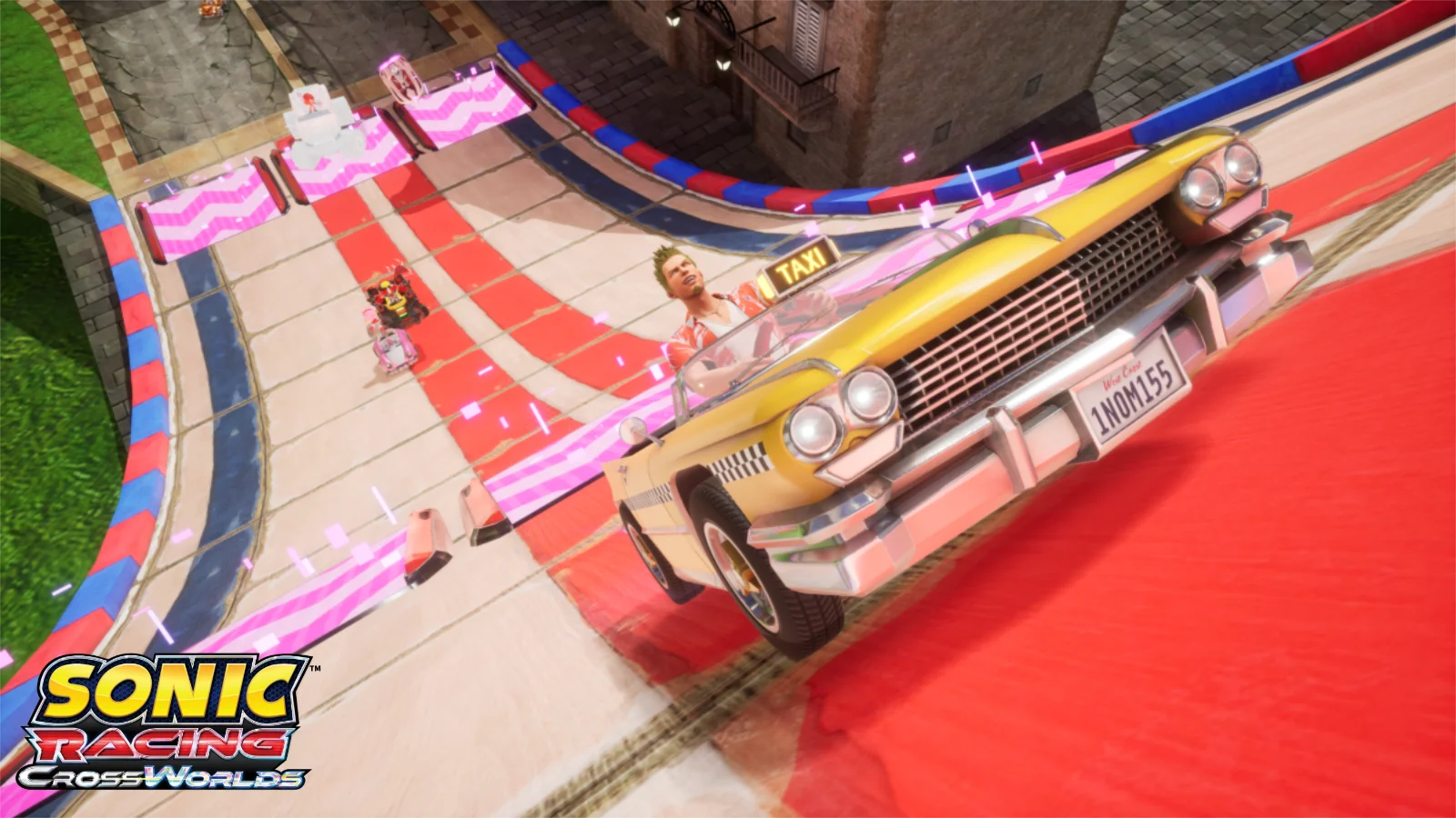 Axel em Sonic Racing: CrossWorlds já está disponível de graça! Acelere com o táxi Devolada Yellow Jack e ganhe cosméticos no festival de hoje.