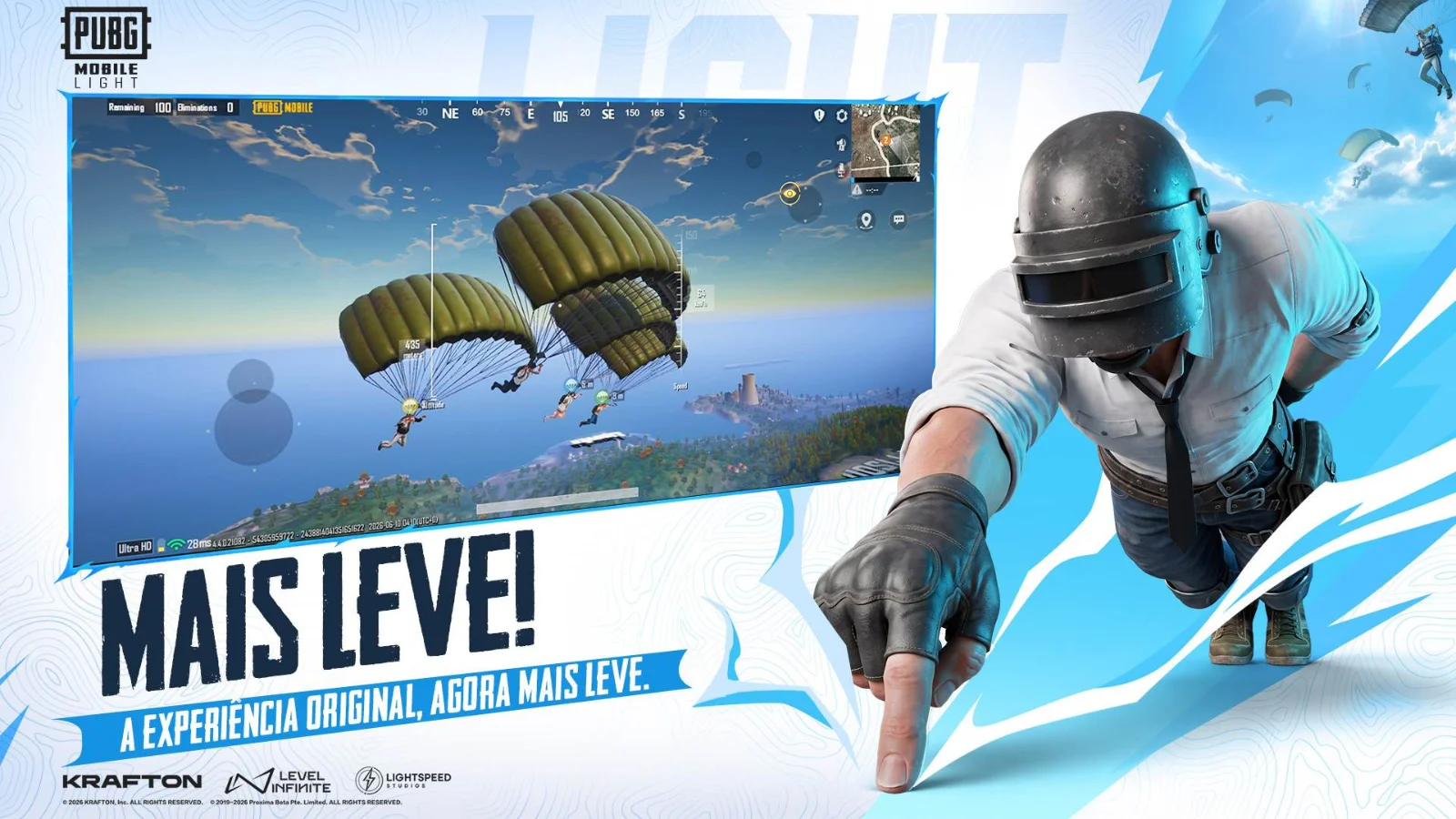 Tencent Games Anuncia o Lançamento de PUBG MOBILE LIGHT com Formato Leve e Ecossistema Integrado