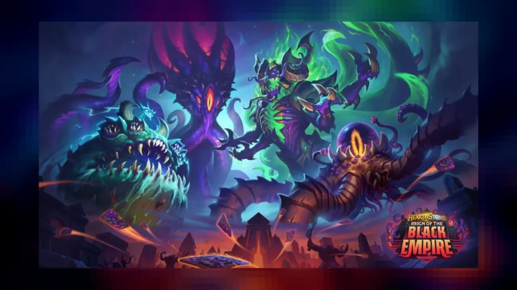 A expansão Reinado do Império Negro de Hearthstone traz a mecânica Montar, lacaios Aberrações e a classe Monge para 2027. Confira!