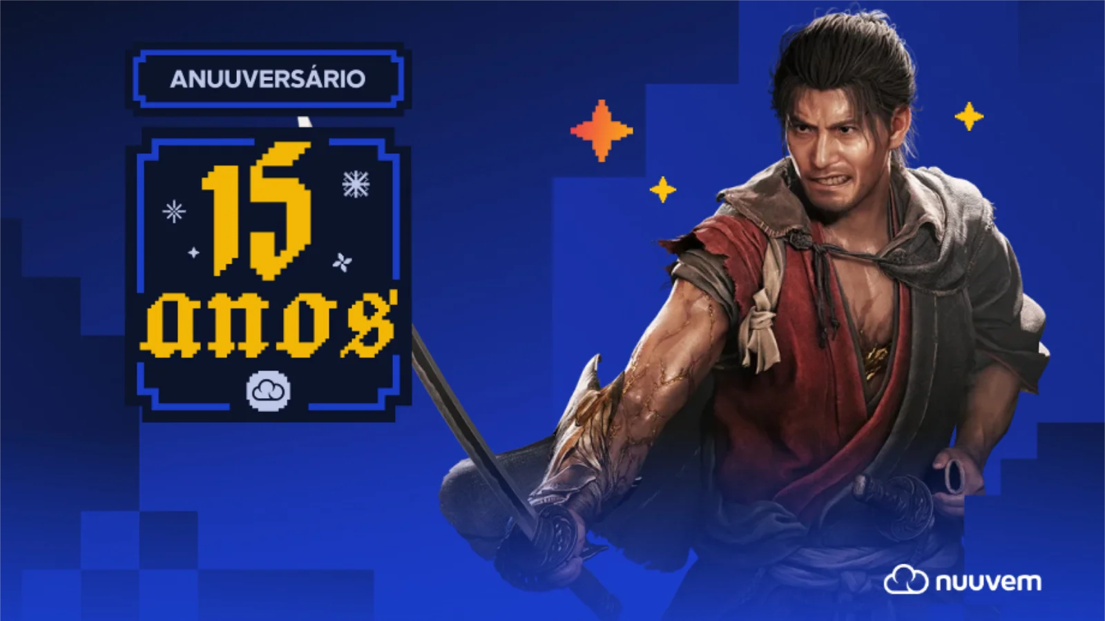 Nuuvem Comemora 15 Anos com Campanha de Anuuversário Repleta de Ofertas Históricas e Cupons