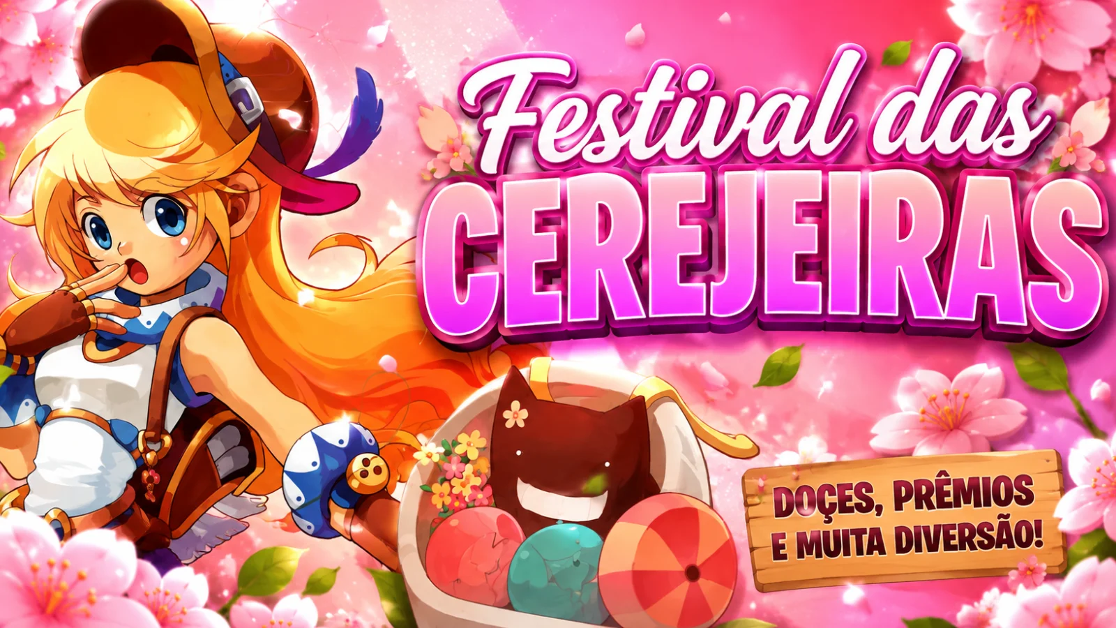 Gravity Lança o Festival das Cerejeiras no Ragnarök Online América Latina e Apresenta o GnJoy Americas