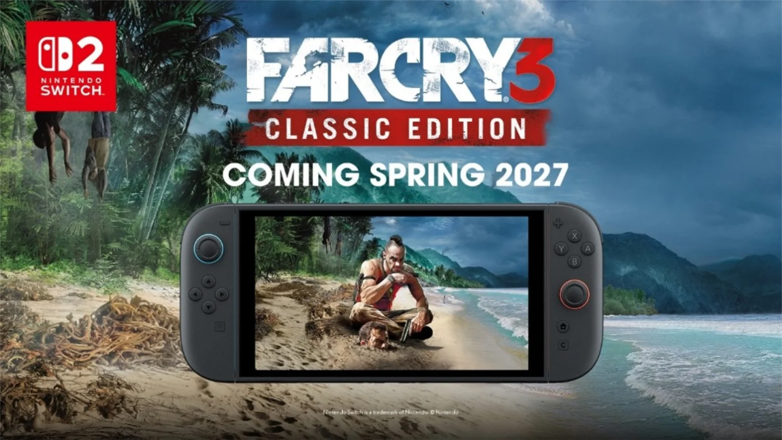 Ubisoft Confirma Far Cry 3 e Blood Dragon Classic Edition no Nintendo Switch 2 para 2027