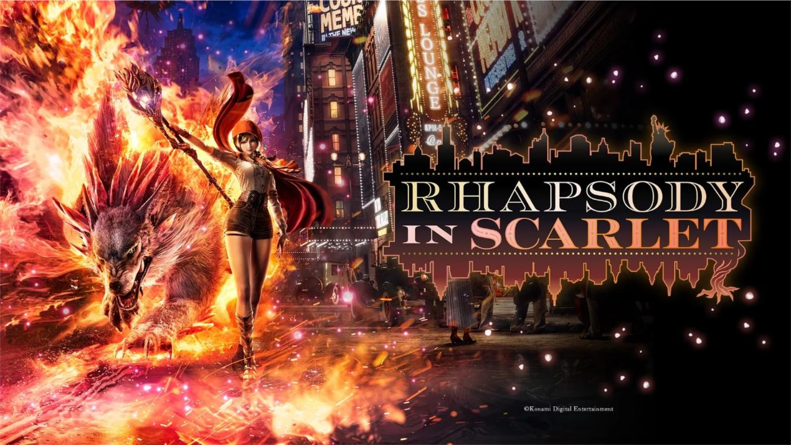 Konami Revela Rhapsody in Scarlet com Batalhas Mágicas na Nova York da Era do Jazz