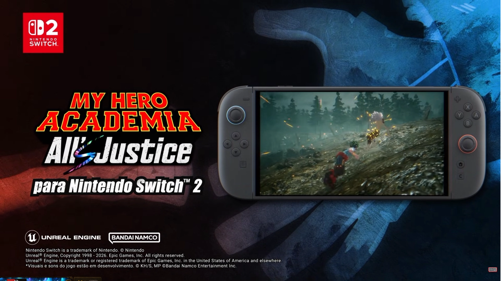 Bandai Namco Lança MY HERO ACADEMIA: ALL’S JUSTICE no Nintendo Switch 2 com Recursos Exclusivos