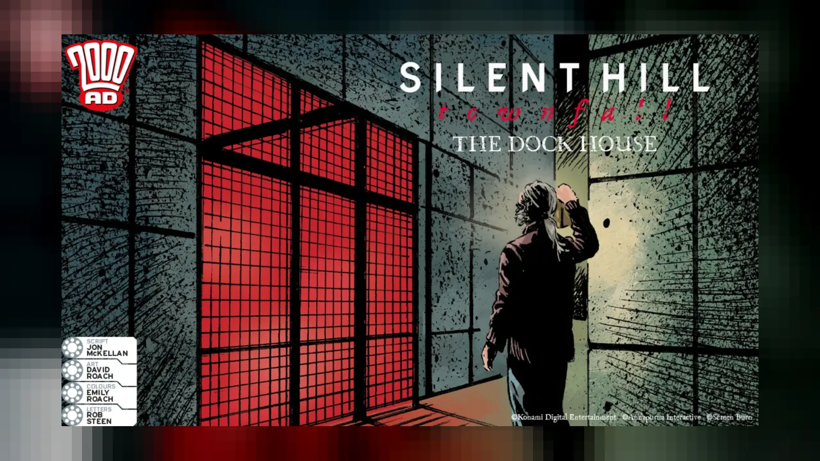 O quadrinho oficial de SILENT HILL: Townfall pela Konami e 2000 AD traz prelúdio com David Roach antes do lançamento do jogo. Confira!