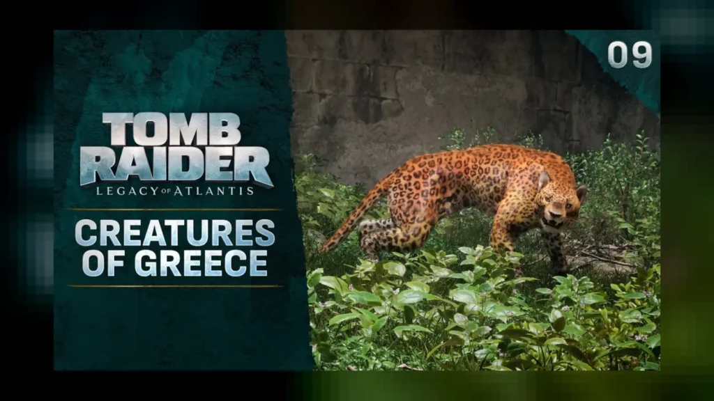 O minidocumentário de Tomb Raider: Legacy of Atlantis detalha leopardos, crocodilos e combates na Grécia antes da estreia. Confira!