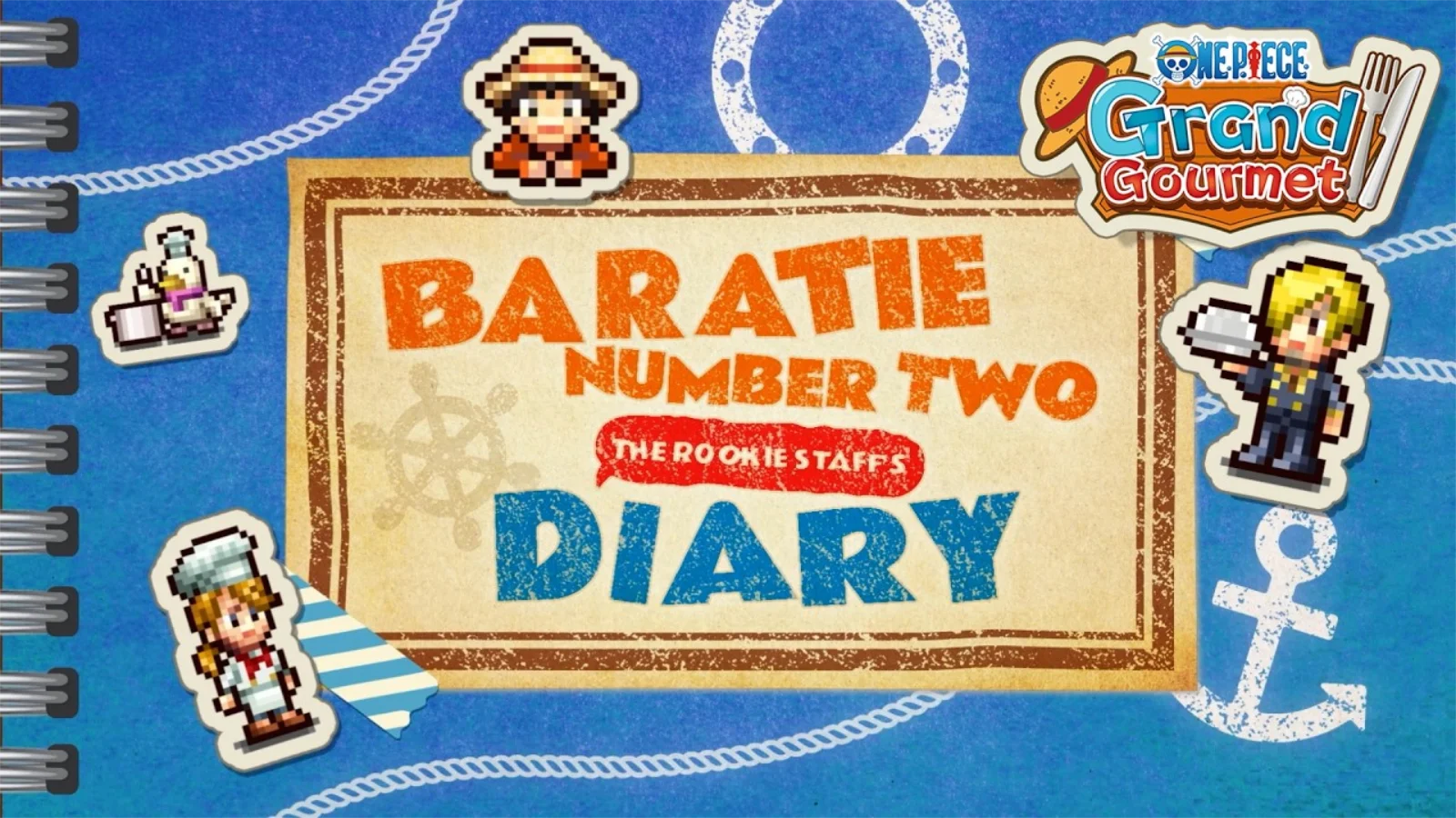 O jogo de culinária ONE PIECE: Grand Gourmet traz Sanji, receitas piratas e gestão do Baratie Número Dois em outubro. Confira!
