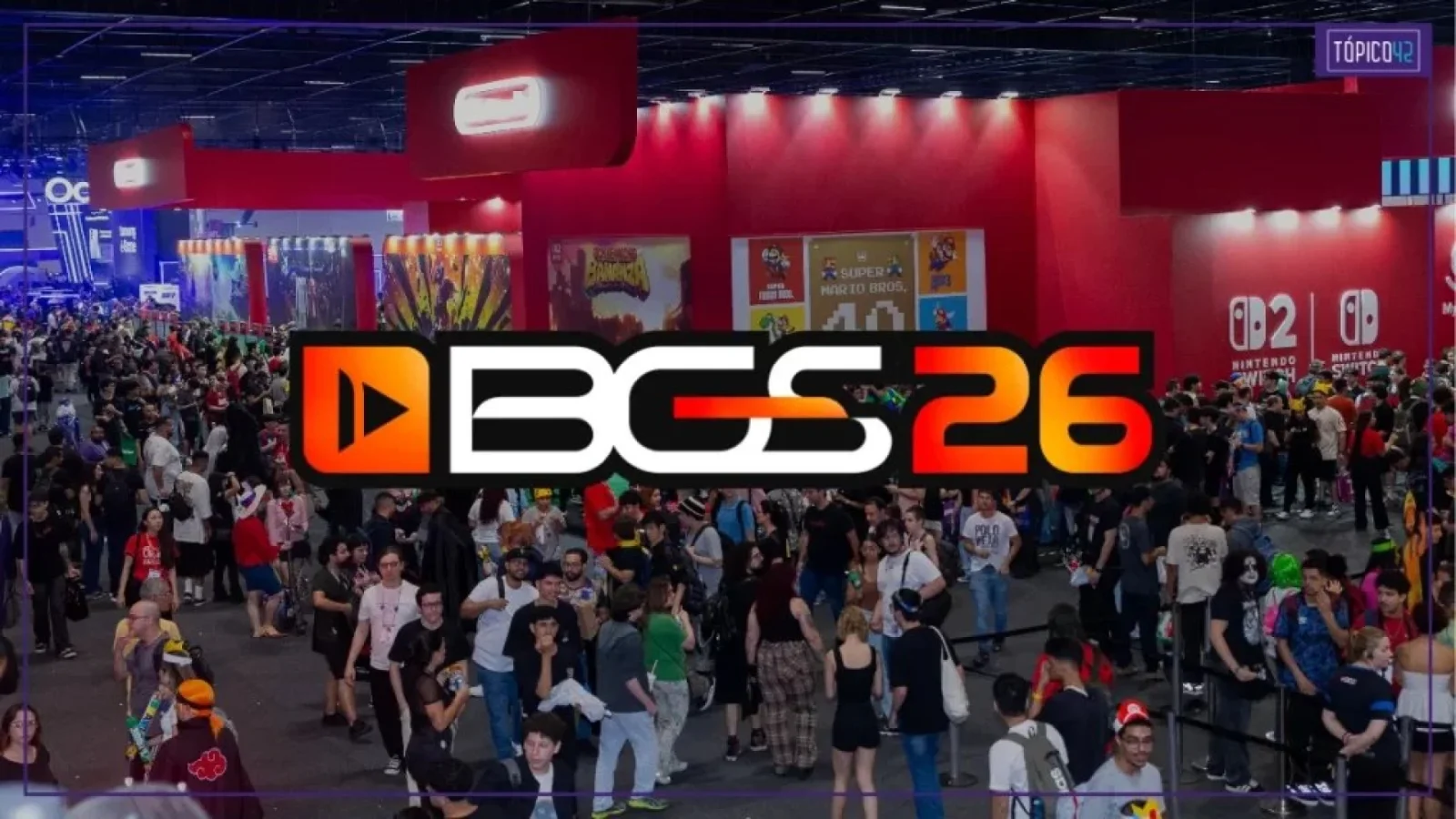 A BGS Conference na abertura da BGS 2026 traz SEGA, Activision, Square Enix e novidades no Distrito Anhembi. Confira!