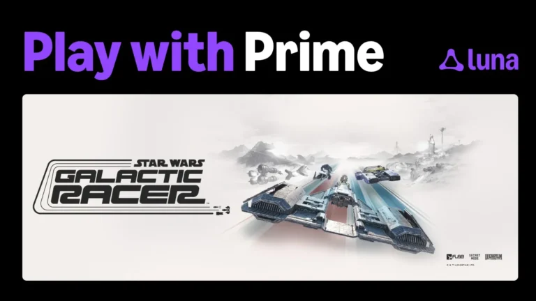Os novos jogos de outubro no Amazon Luna incluem Star Wars Galactic Racer, Sonic X Shadow e 10 títulos grátis no Prime. Confira!