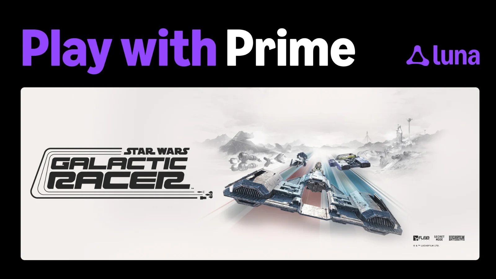 Amazon Revela Jogos de Outubro no Luna com Estreia de Star Wars, Sonic X Shadow e Resgates Grátis