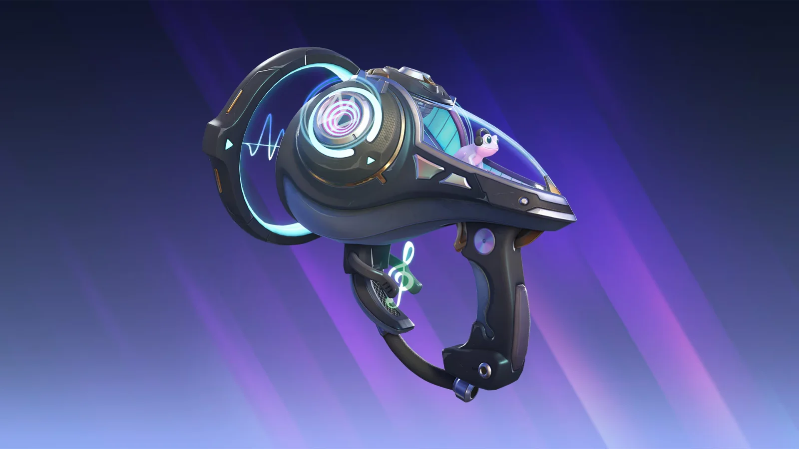 O visual de arma Caos Sonoro do Lúcio traz efeitos sonoros, sapo dançarino animado e quatro níveis míticos. Confira!