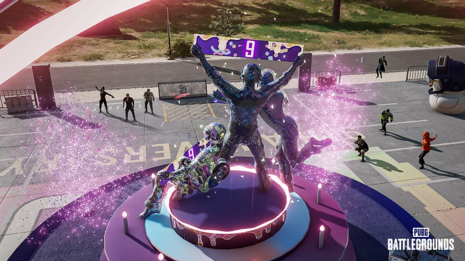Celebre o 9º aniversário de PUBG: BATTLEGROUNDS! Confira as novidades no mapa Rondo, mudanças em Vikendi e Passe Festa Allday.
