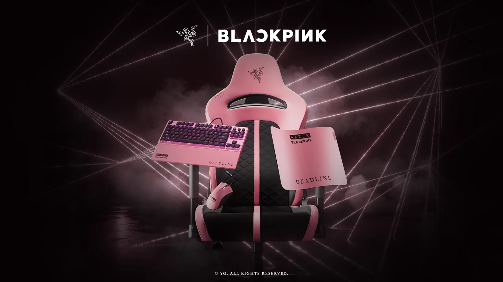 A Razer anuncia a coleção BLACKPINK X Razer! Confira o teclado Ornata V3, a cadeira Enki X e como ganhar photocards exclusivos.