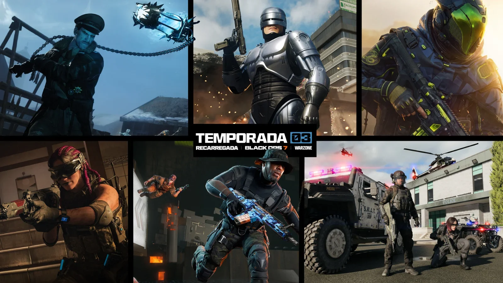 A Temporada 3 Recarregada de Black Ops 7 chegou! Confira a estreia de Terry Crews, o mapa Totenreich em Zumbis