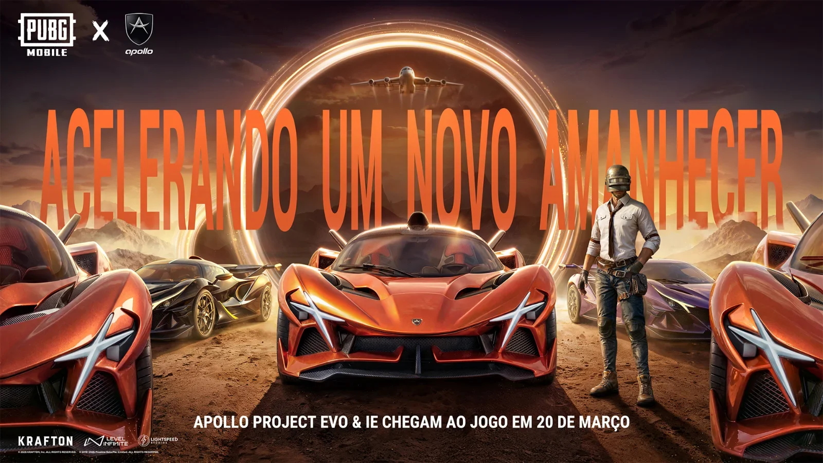 PUBG MOBILE e Apollo Automobil trazem os modelos Intensa Emozione e Project EVO para o jogo. Confira as cores, acessórios e como desbloquear efeitos exclusivos.