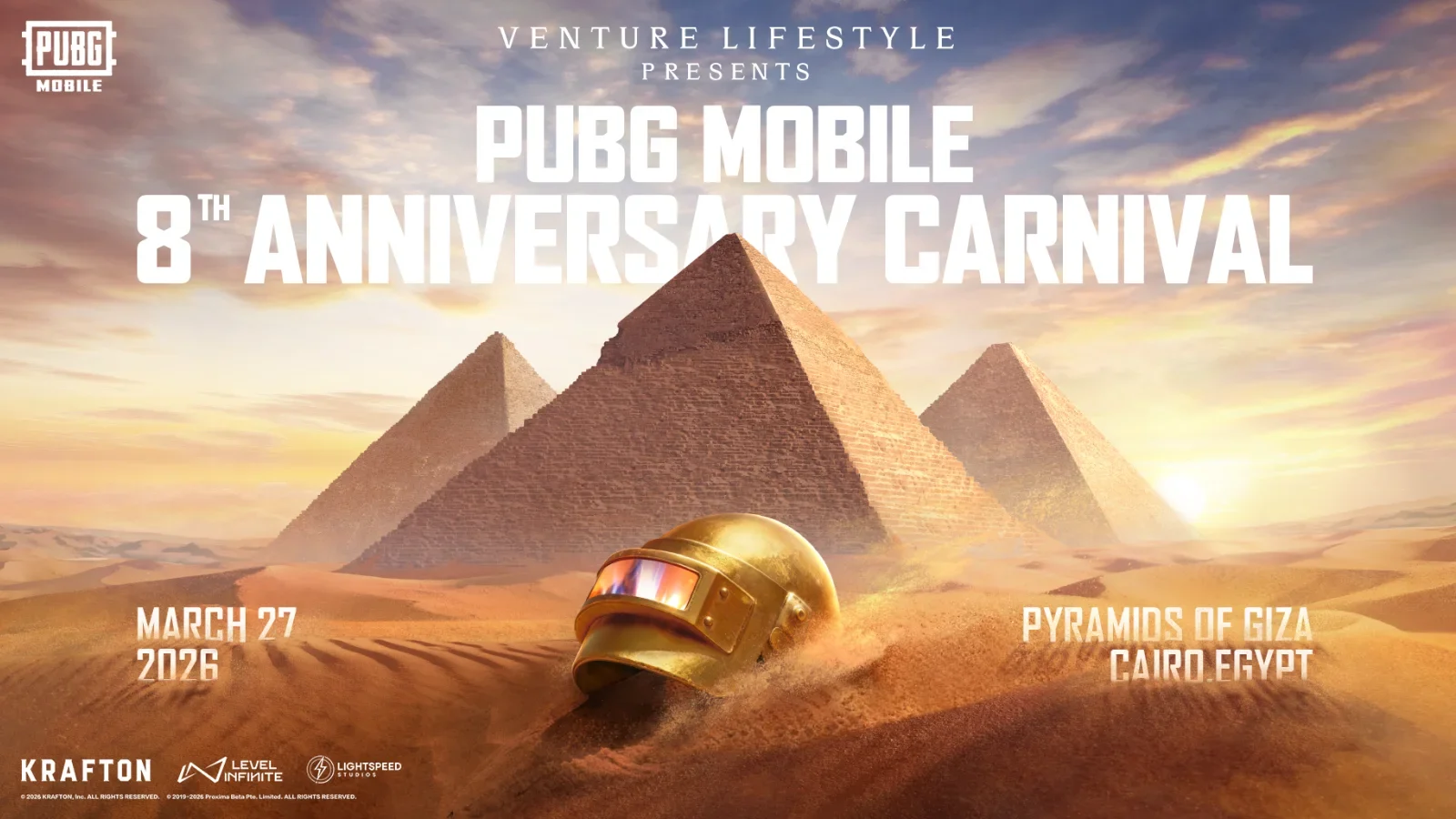 Celebre o 8º aniversário de PUBG MOBILE com OneRepublic, Richarlison e MrBeast! Confira as novas armas, o modo Universo em Expansão e eventos globais.