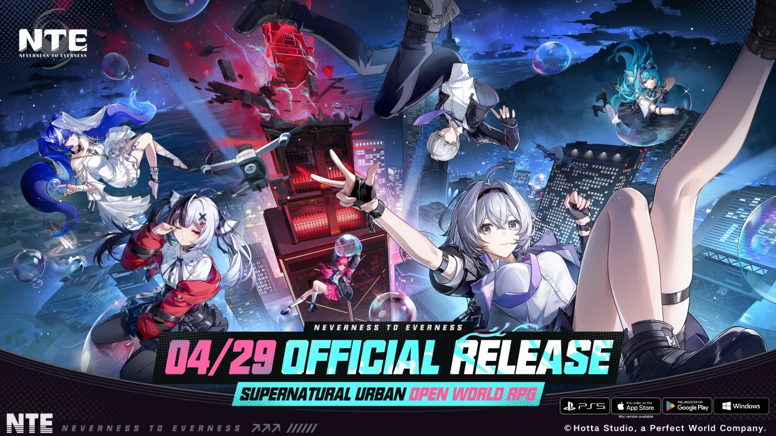 Neverness to Everness (NTE) será lançado em 29 de abril de 2026. Garanta sua pré-venda no PS5, conheça a personagem Jiuyuan e pré-registro