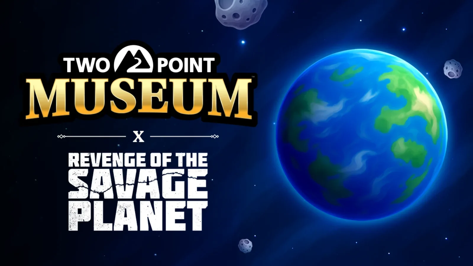 Two Point Museum ganha crossover com Savage Planet e conteúdo gratuito Zooseum para Switch 2. Baixe a atualização agora.