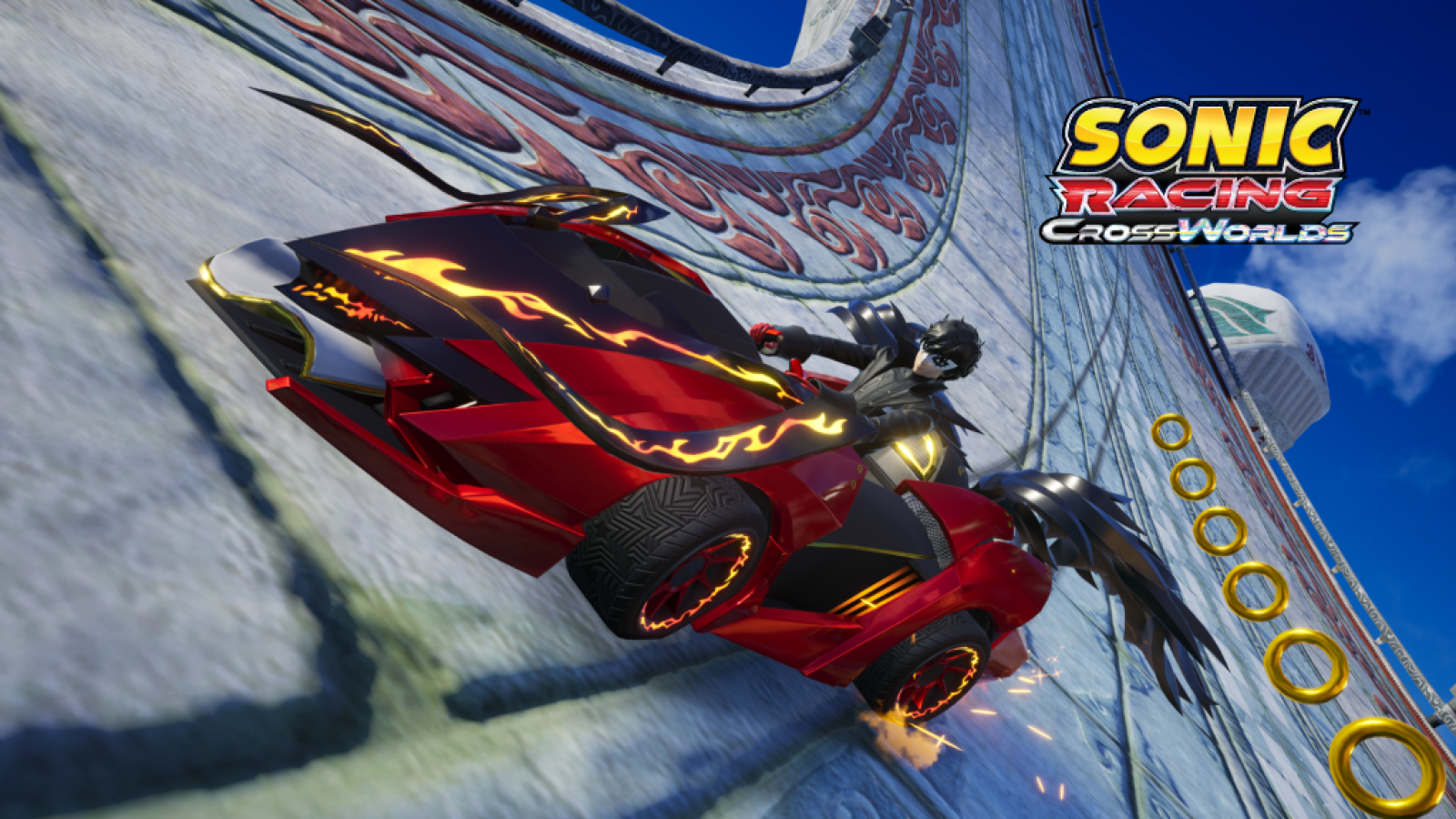 Conteúdo gratuito do Curinga já disponível em Sonic Racing CrossWorlds