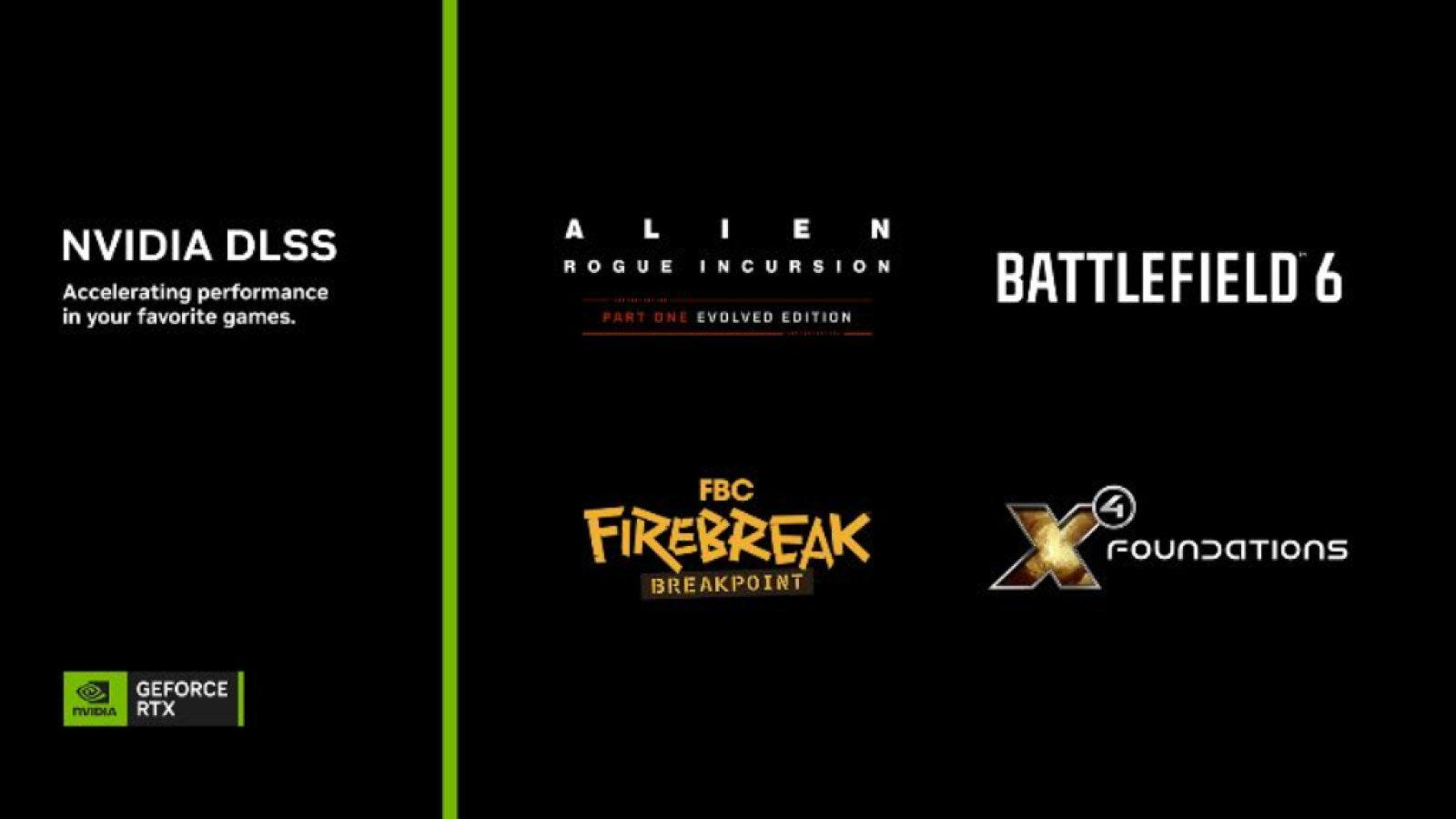 De aliens à tensão da guerra DLSS 4