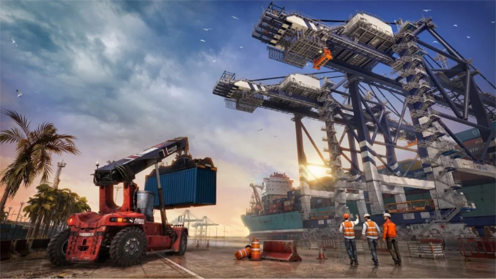 Conheça Docked, da Saber Interactive! O novo simulador portuário realista chega em março. Veja o trailer e as máquinas pesadas!