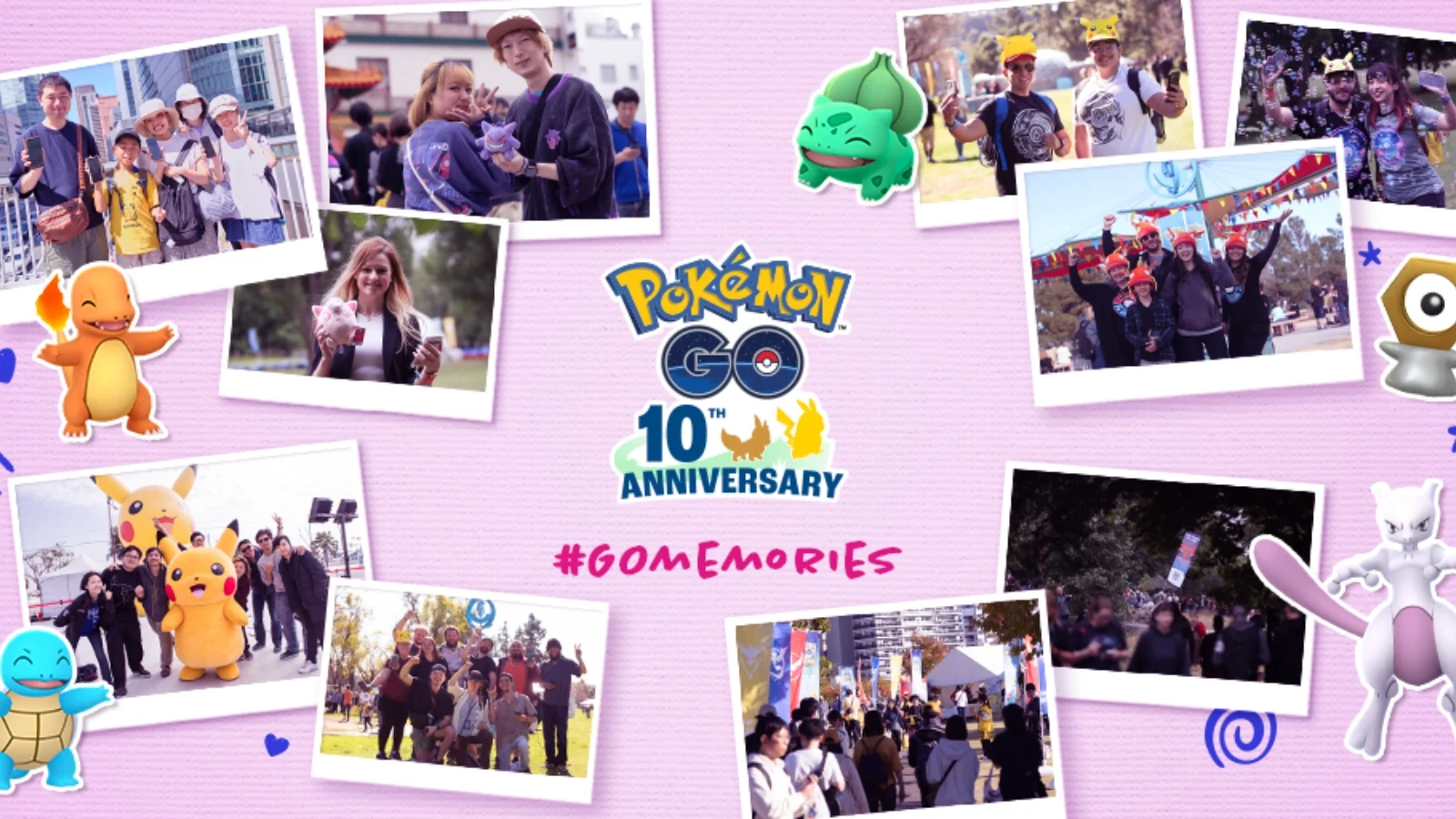 Pokémon GO celebra 10 anos com o sorteio GO Memories! Saiba como participar e concorrer a uma viagem com acompanhante para o GO Fest Tóquio.