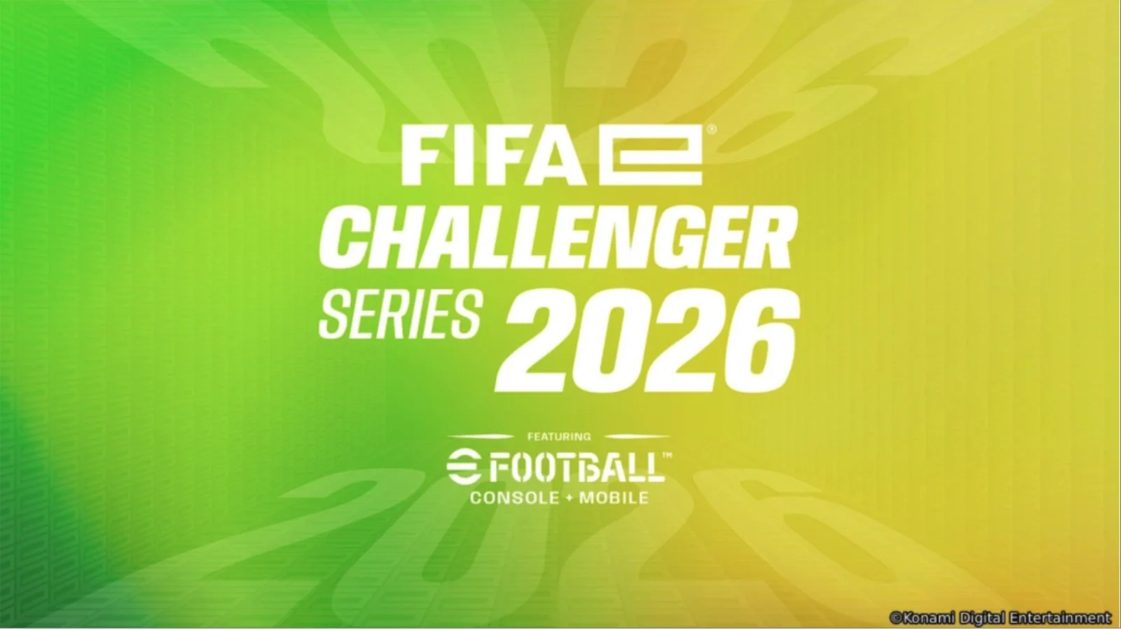 A Challenger Series do eFootball começou! Represente seu país na FIFAe World Cup 2026. Rodadas 1 e 2 disponíveis até 19/02.