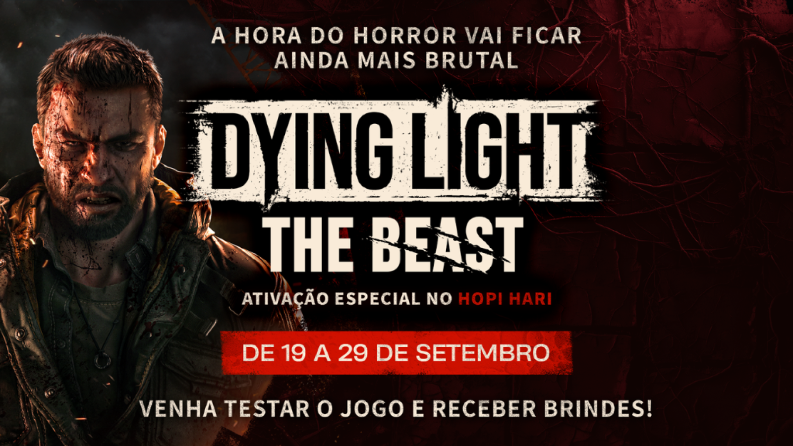 Dying Light The Beast agita a Hora do Horror do Hopi Hari