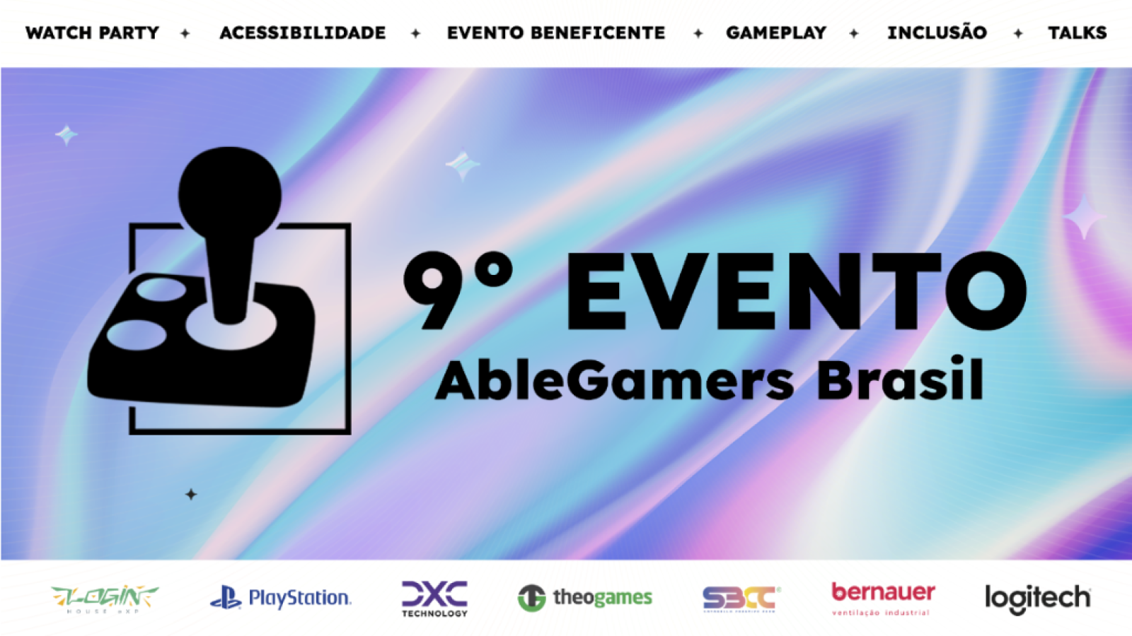 Evento anual da AbleGamers Brasil celebra a inclusão e chega à 9ª edição no próximo sábado