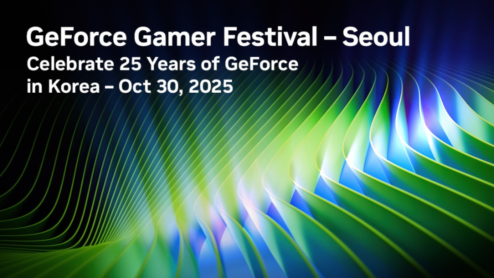 NVIDIA celebra os 25 anos da GeForce na Coreia com o “GeForce Gamer Festival”