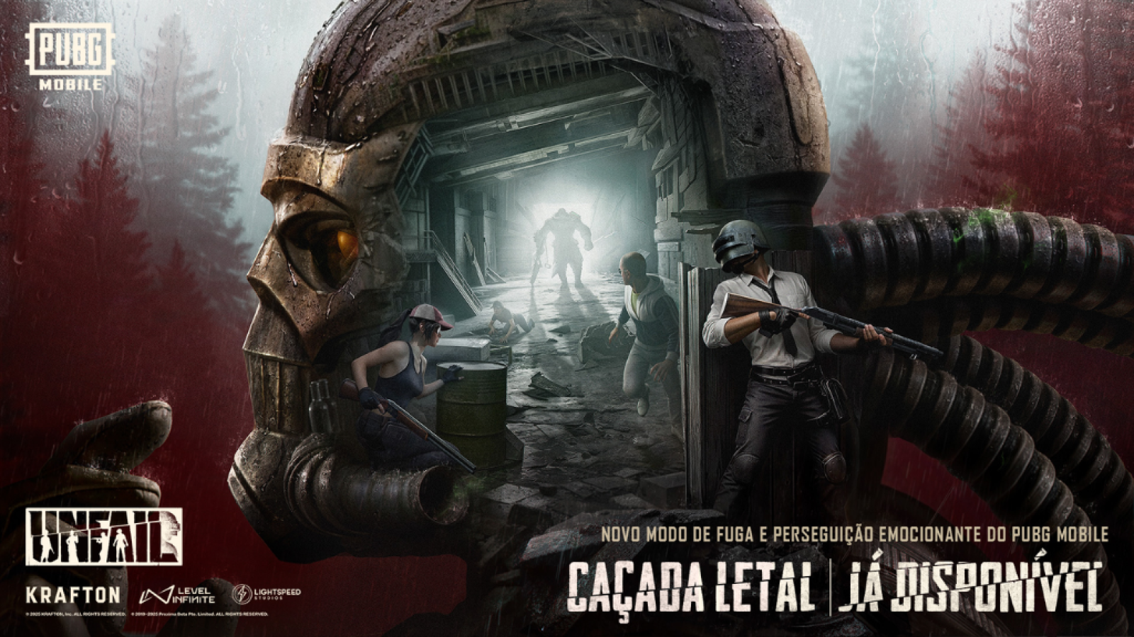 PUBG MOBILE lança seu primeiro modo de jogo assimétrico, “Caçada Letal”