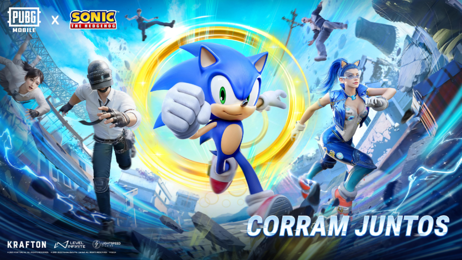 PUBG MOBILE recebe Sonic