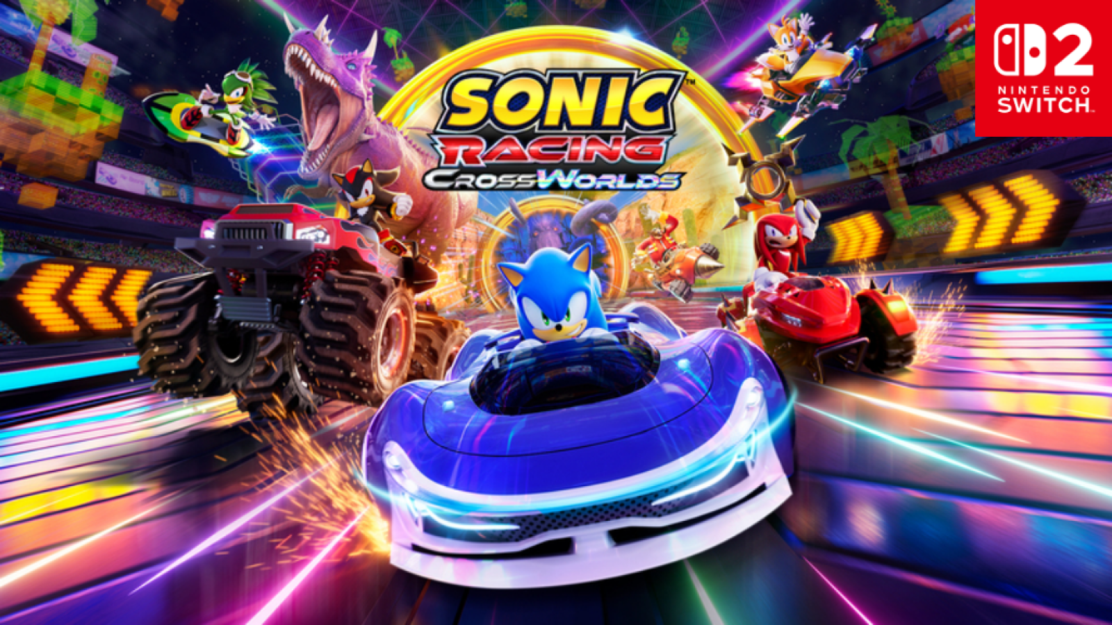 SEGA anuncia data de lançamento de Sonic Racing CrossWorlds para Nintendo Switch 2