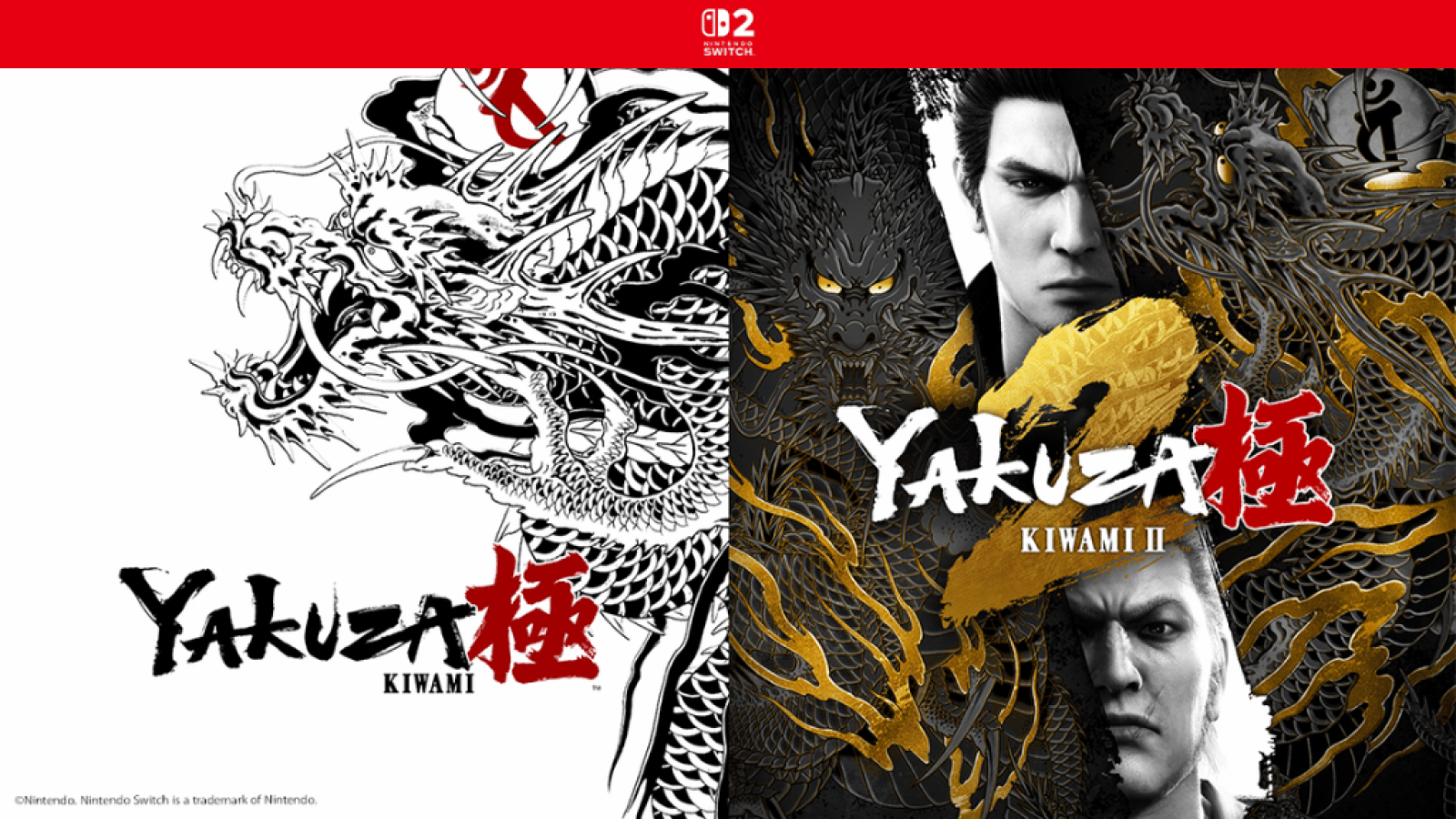 Yakuza Kiwami & Yakuza Kiwami 2 já disponíveis no Nintendo Switch 2!