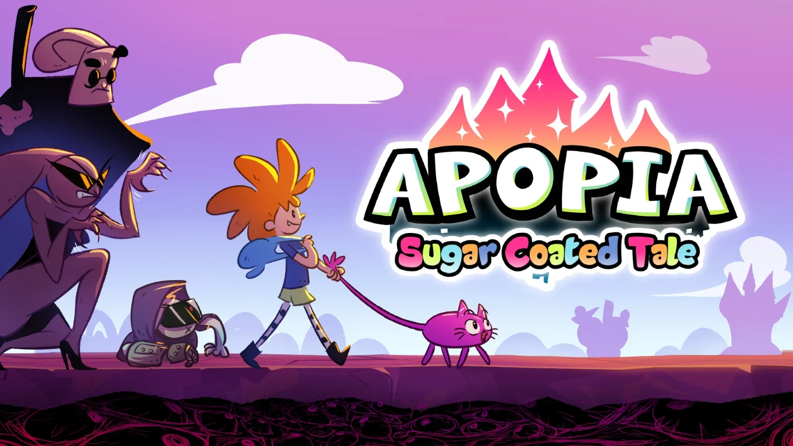 Apopia: Um Conto Disfarçado chega ao Steam! Explore um mundo desenhado à mão com 10% de desconto e descubra mistérios sombrios.